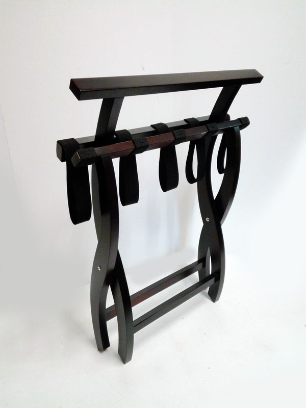 soporte auxiliar maletas hotel plegable madera rojizo oscuro alt.pleg.79 51-67x60x44 _18eu._ 1u